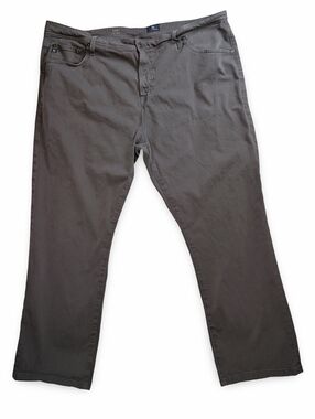 AG Adriano Goldschmied Everett Gray Casual Slim Straight-Leg Jeans Mens 42x32